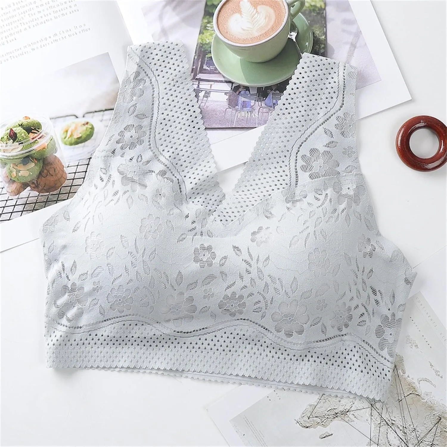 Womens Posture Correcting Bras 2025 Daisy Bra for Seniors Anti Sagging Bras Ice Silk Push Up Bras for Women