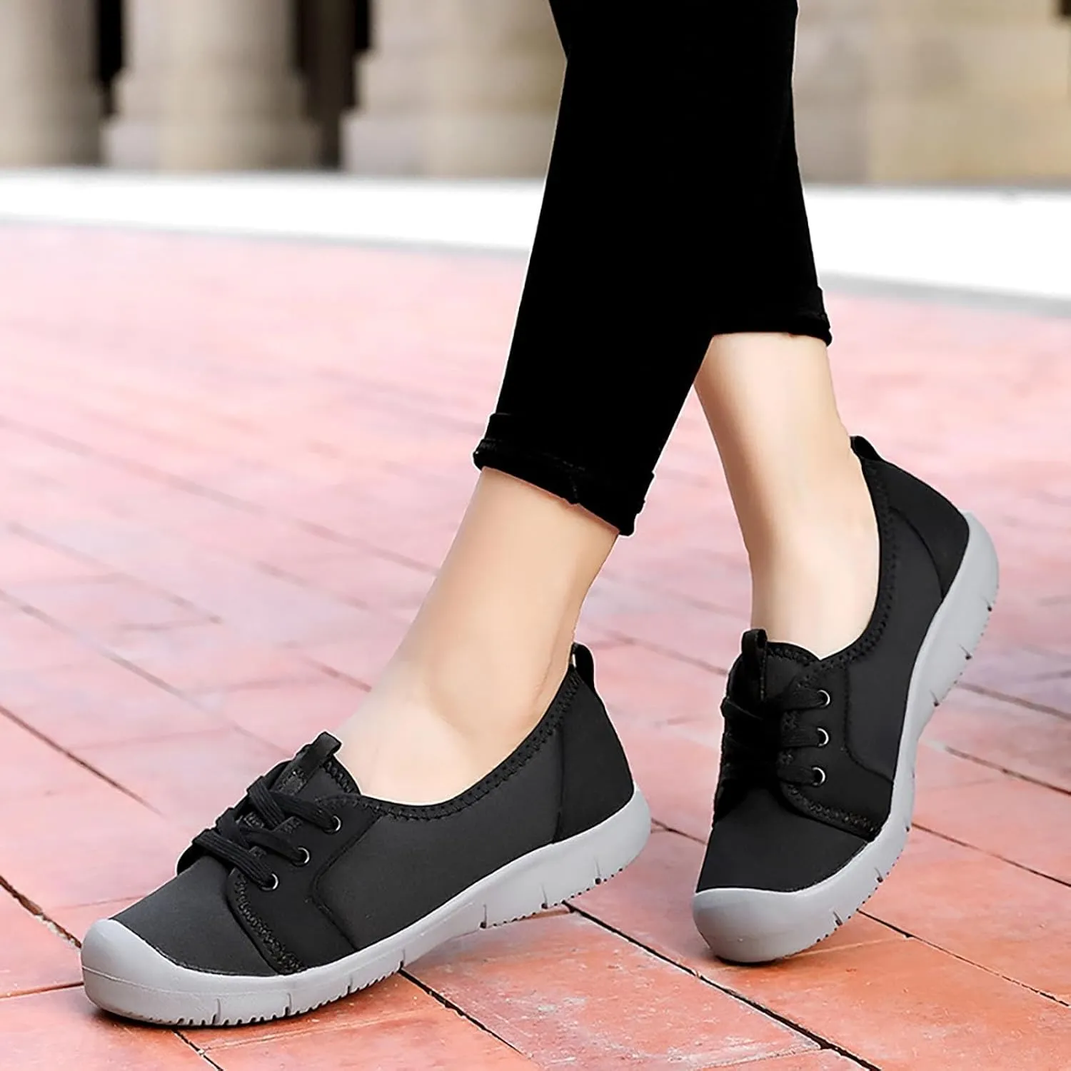 Womens Shoes Size 7.5 Sneakers Black Walking Shoes Women Dressy Womens White Slip On Sneakers Wide Width Women Black Tennis Shoes 9.5 Running Shoes Women 7.5 Wide