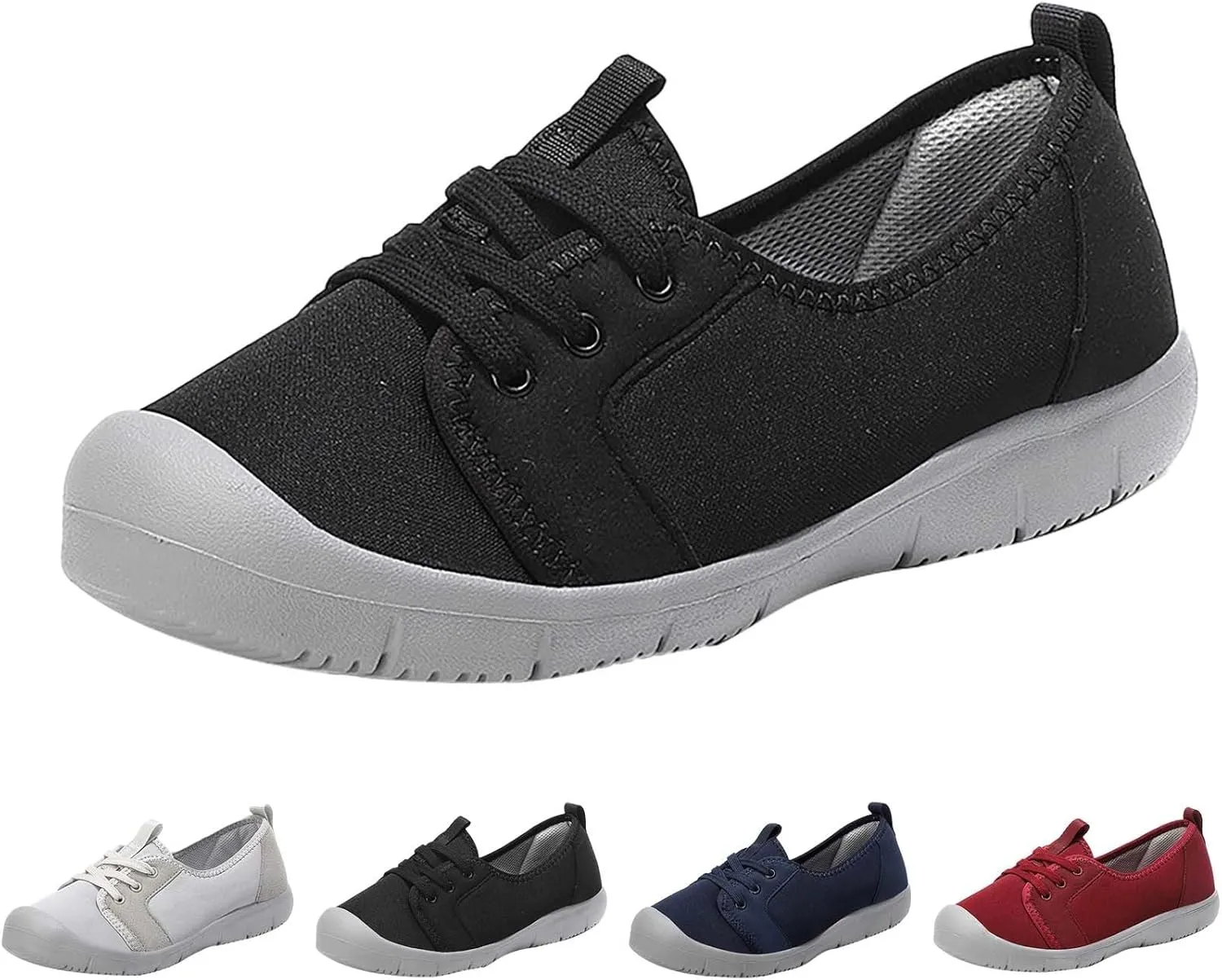 Womens Shoes Size 7.5 Sneakers Black Walking Shoes Women Dressy Womens White Slip On Sneakers Wide Width Women Black Tennis Shoes 9.5 Running Shoes Women 7.5 Wide