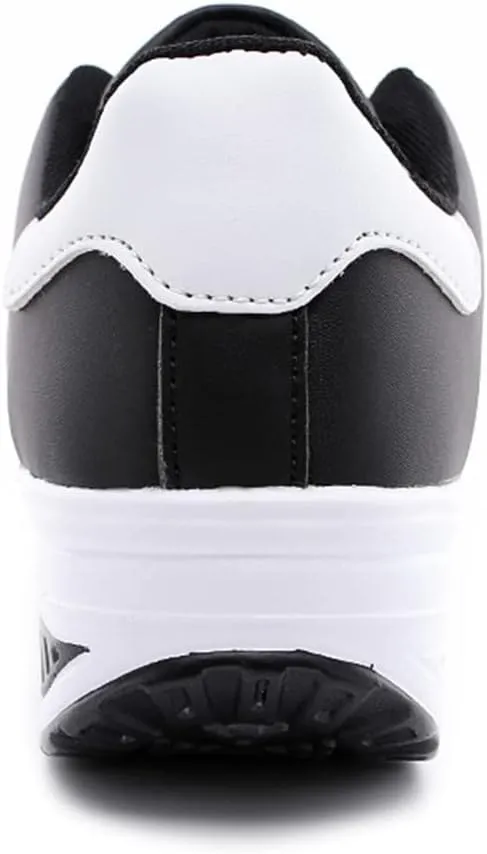 Women's Sneakers Size 10 1/2 Zapatos OrtopDicos De Mujeres Women's Tennis Shoes Size 9 Walking Women's High Top Wedge Fashion Sneakers Hidden Heel Tenis para Caminar Y Correr De Mujer Comodos