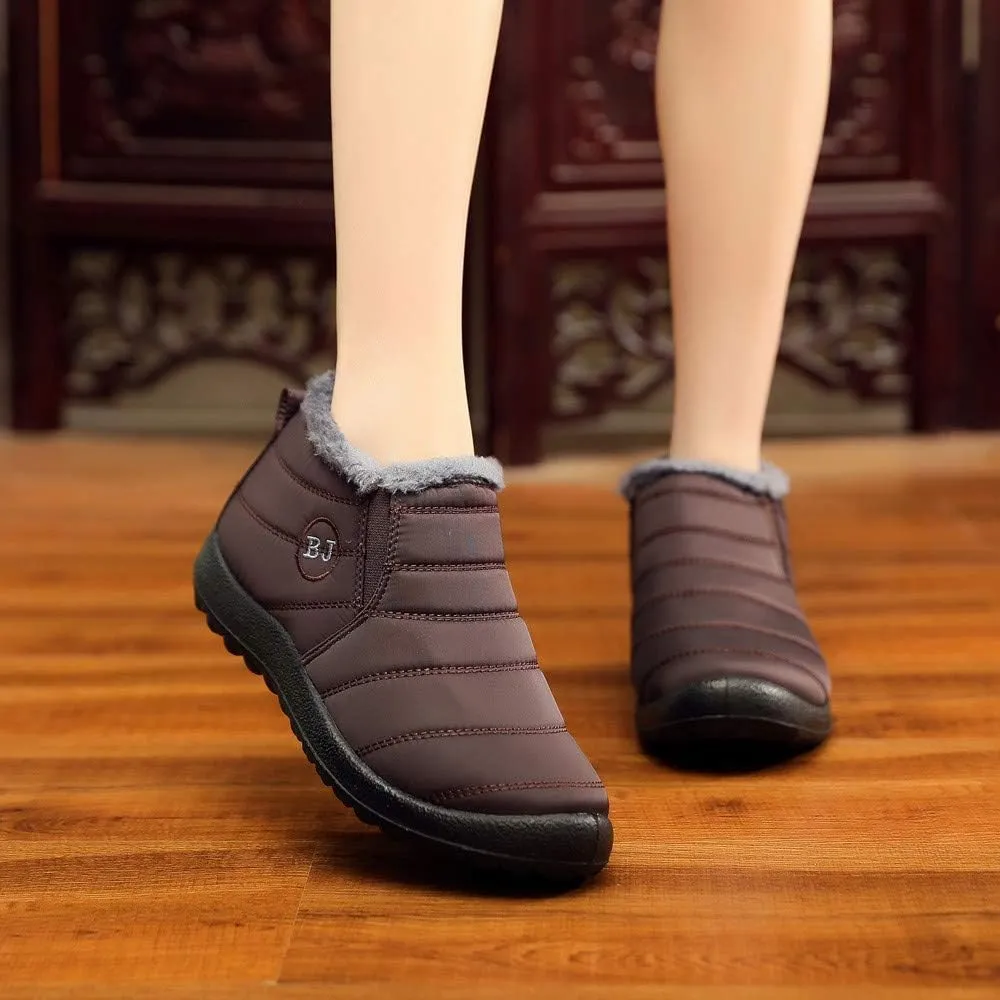 Women's Snow Boots Waterproof Winter Boots Womens Winter Boots Black Cute Boots Winter Fur Zapatos Para La Nieve De Mujer Antideslizantes Waterproof Womens Boots Winter