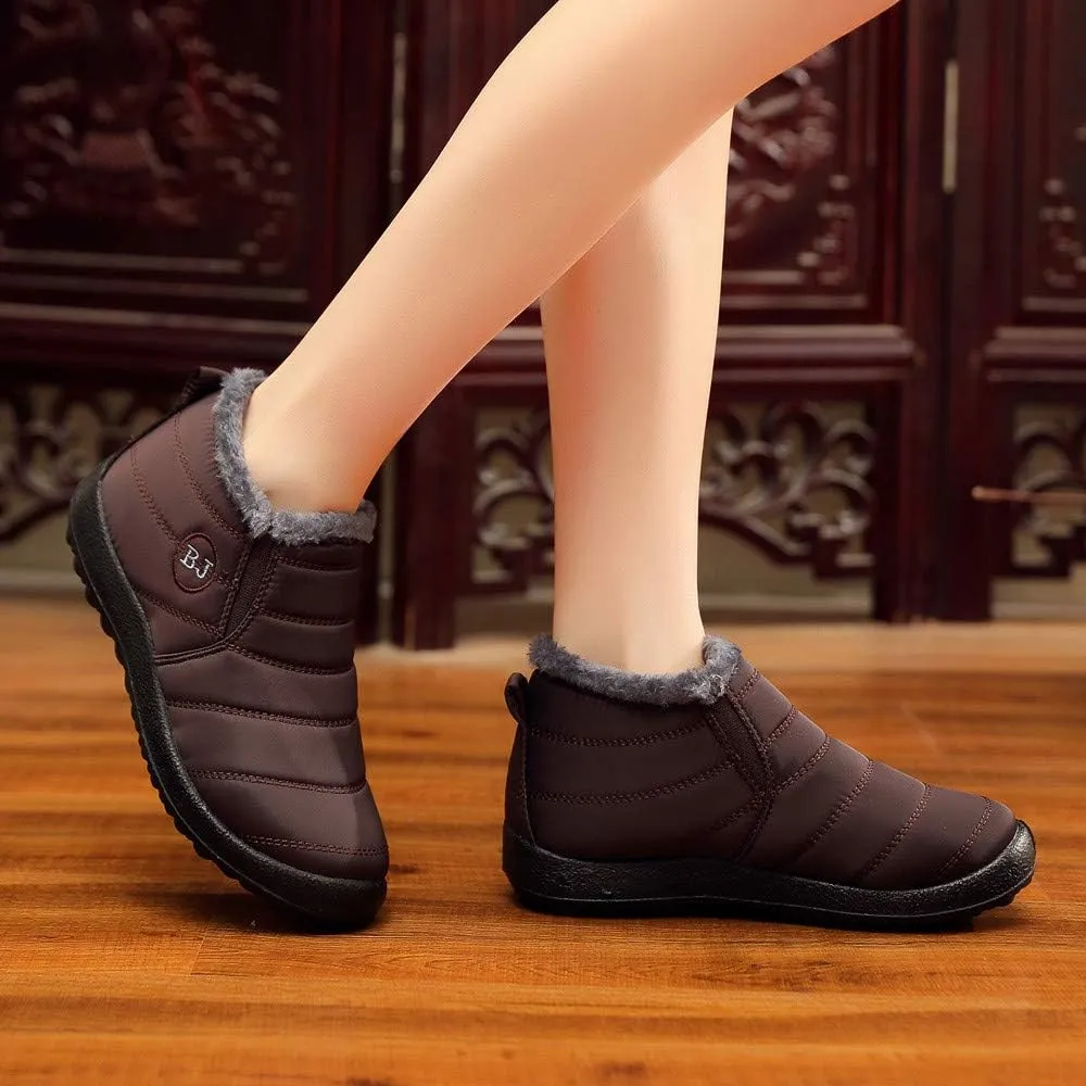Women's Snow Boots Waterproof Winter Boots Womens Winter Boots Black Cute Boots Winter Fur Zapatos Para La Nieve De Mujer Antideslizantes Waterproof Womens Boots Winter