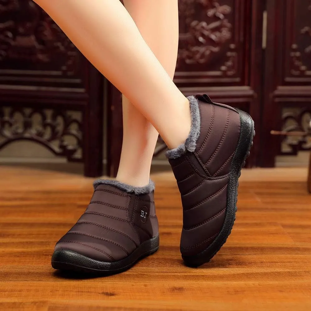 Women's Snow Boots Waterproof Winter Boots Womens Winter Boots Black Cute Boots Winter Fur Zapatos Para La Nieve De Mujer Antideslizantes Waterproof Womens Boots Winter