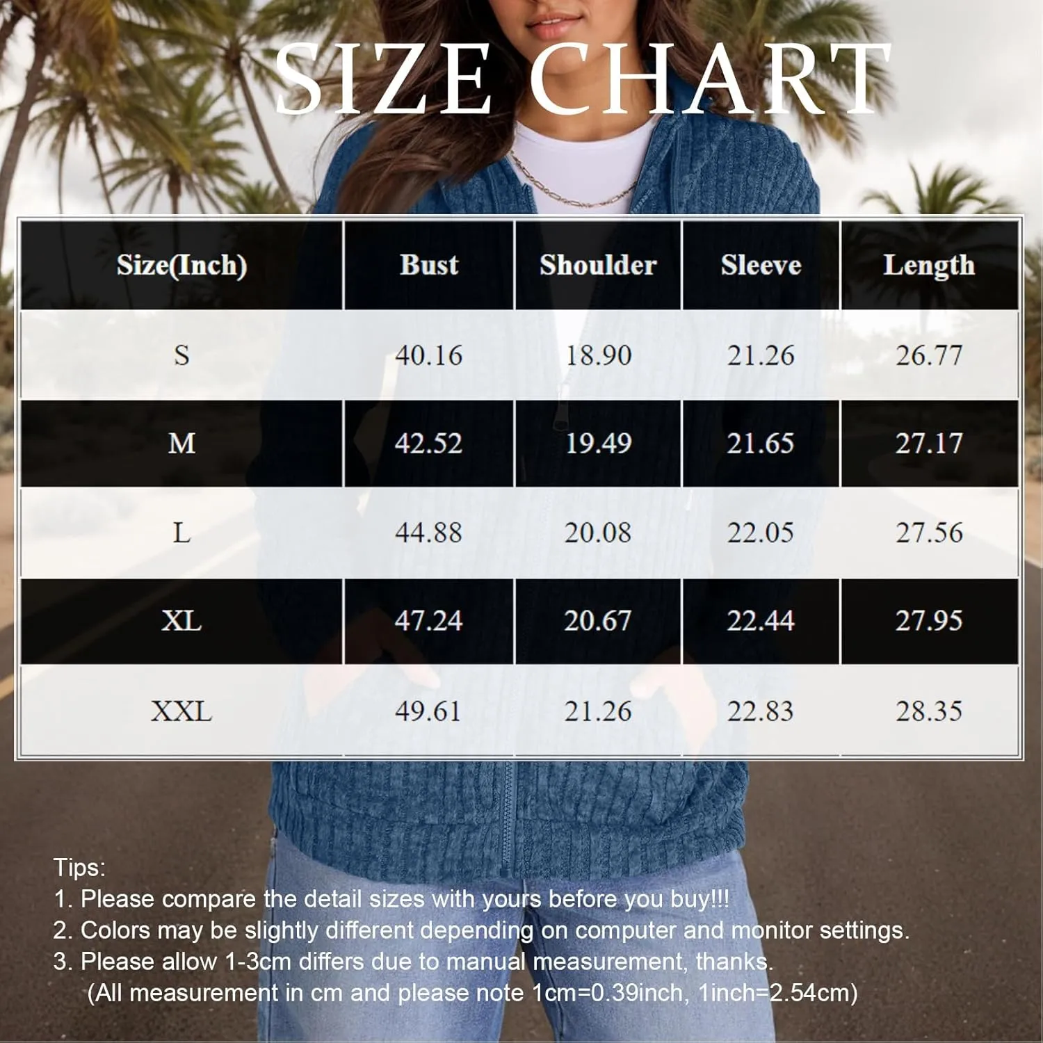 Women's Zip Up Oversized Sweatshirts Lightweight Jacket Coat Long Sleeve Casual Hoodies 2024 Fall Winter Tops Clothes