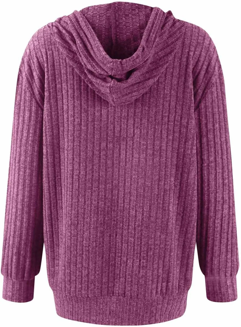 Women's Zip Up Oversized Sweatshirts Lightweight Jacket Coat Long Sleeve Casual Hoodies 2024 Fall Winter Tops Clothes