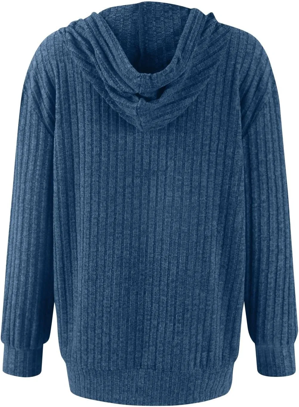 Women's Zip Up Oversized Sweatshirts Lightweight Jacket Coat Long Sleeve Casual Hoodies 2024 Fall Winter Tops Clothes