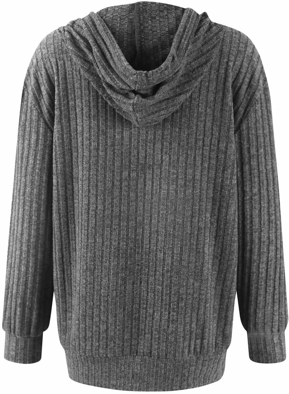 Women's Zip Up Oversized Sweatshirts Lightweight Jacket Coat Long Sleeve Casual Hoodies 2024 Fall Winter Tops Clothes