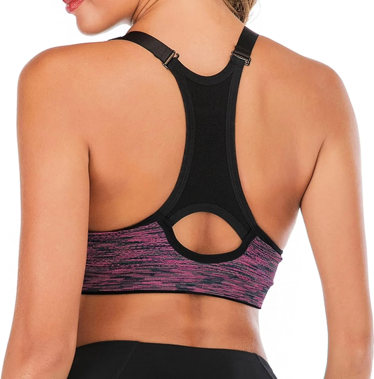 Workout Bras for Women Seamless Support Sports Bra with Breathable Fabric and Full Coverage for Yoga Running Fitness