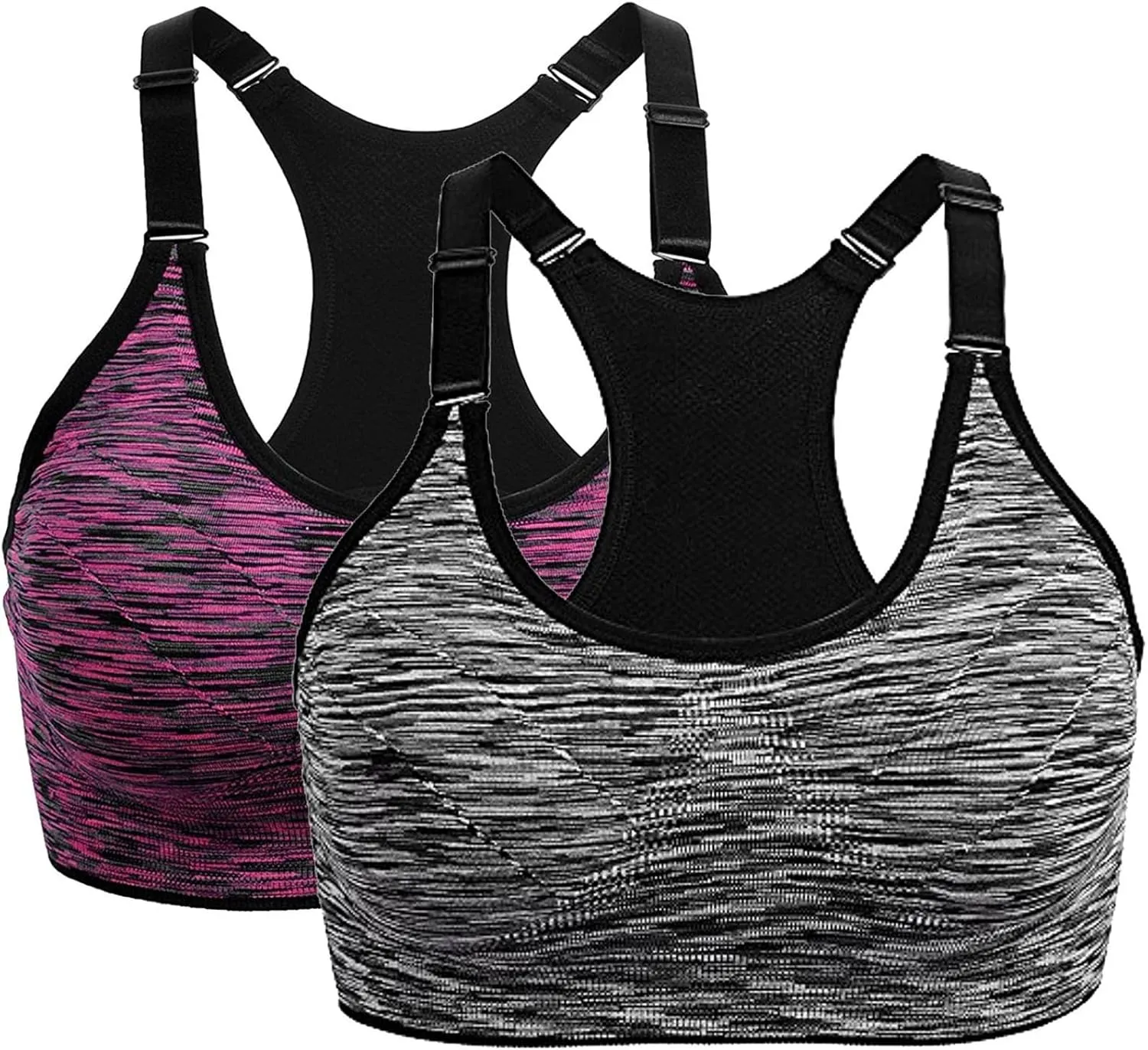 Workout Bras for Women Seamless Support Sports Bra with Breathable Fabric and Full Coverage for Yoga Running Fitness