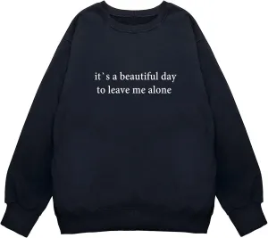 YITAN Women Graphic Cute Sweaters Funny Pullover Teen Girls Sweatshirts