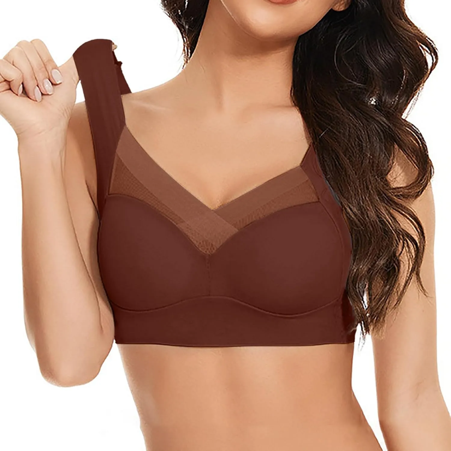 Zenchic Bra - Seamless Sexy Push up Wireless Bra,Lysine Charm Bras,Ice Silk Posture Correcting Sports Bras