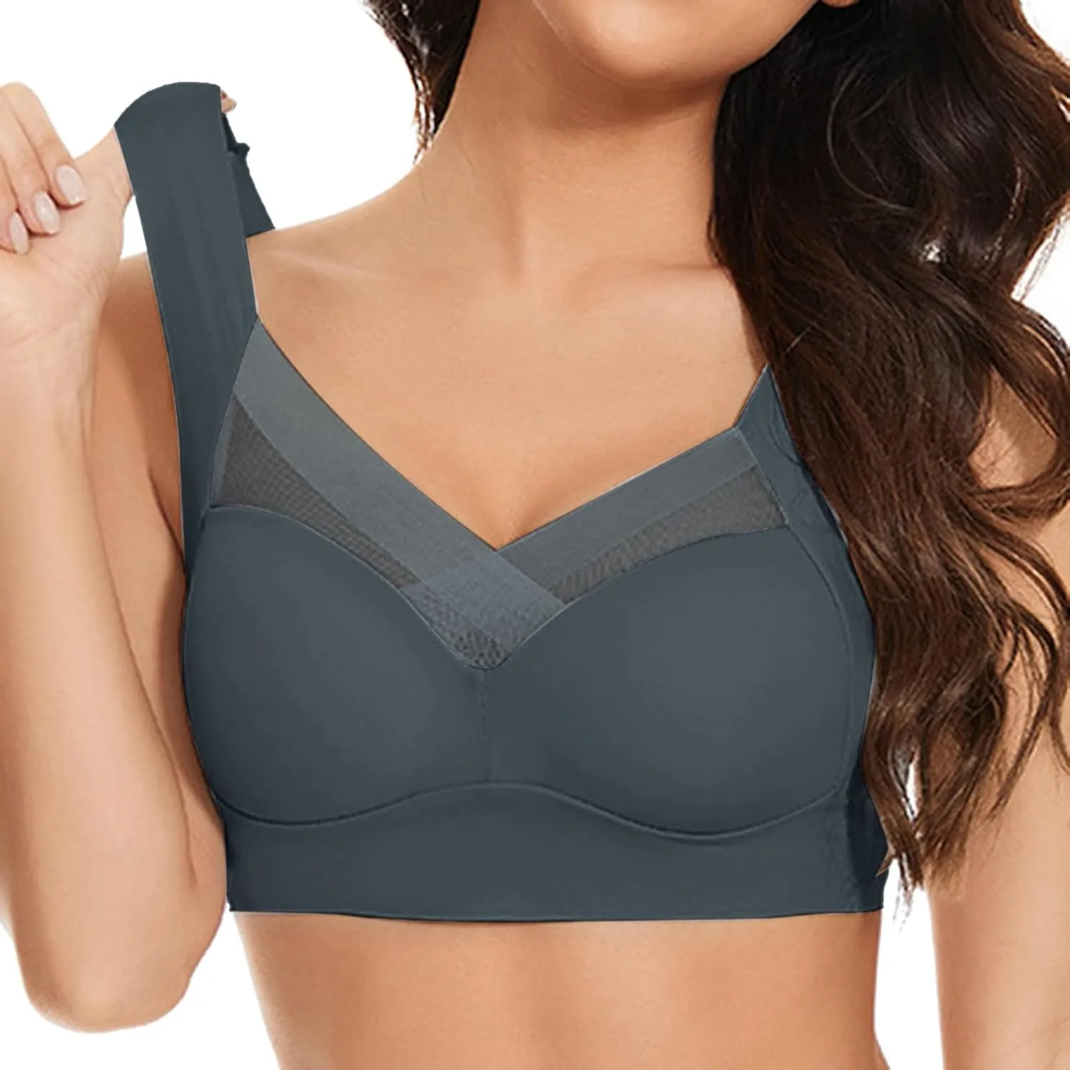 Zenchic Bra - Seamless Sexy Push up Wireless Bra,Lysine Charm Bras,Ice Silk Posture Correcting Sports Bras