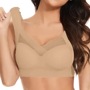 Zenchic Bra - Seamless Sexy Push Up Wireless Bras, Posture Correcting Bras for Senior, Ice Silk Gathering Bra