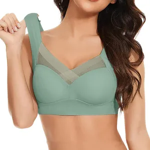 Zenchic Bra - Seamless Sexy Push Up Wireless Bras, Posture Correcting Bras for Senior, Ice Silk Gathering Bra