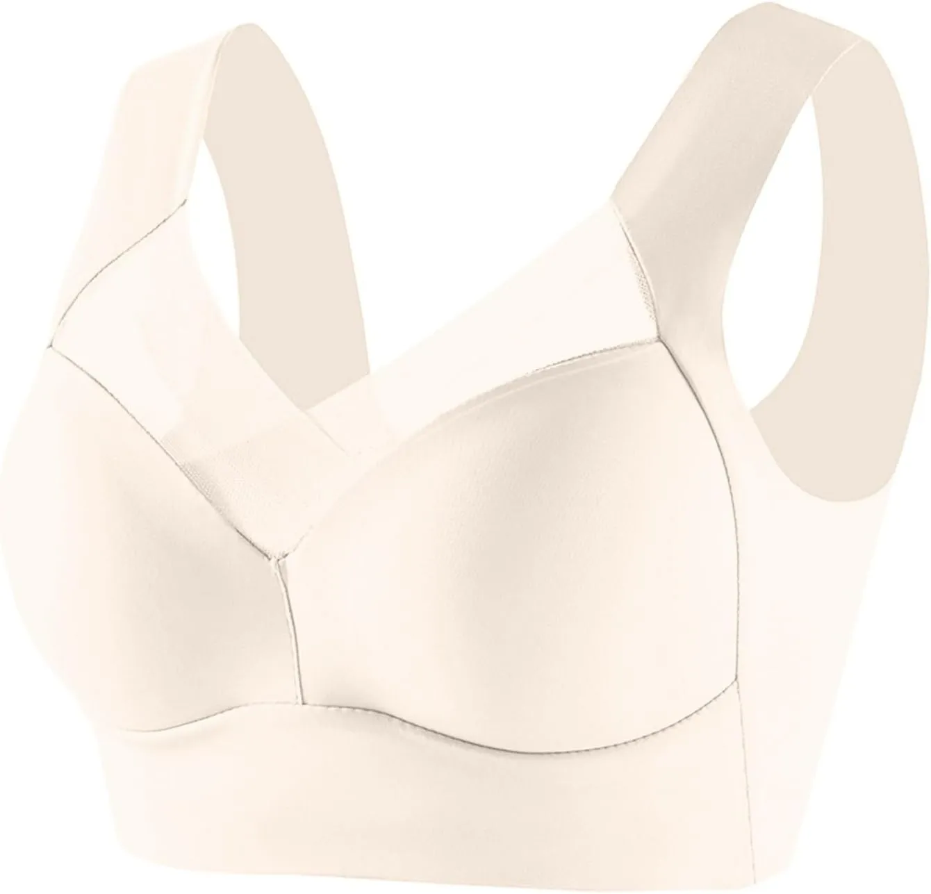 Zenchic Bra - Seamless Sexy Push Up Wireless Bras, Posture Correcting Bras for Senior, Ice Silk Gathering Bra