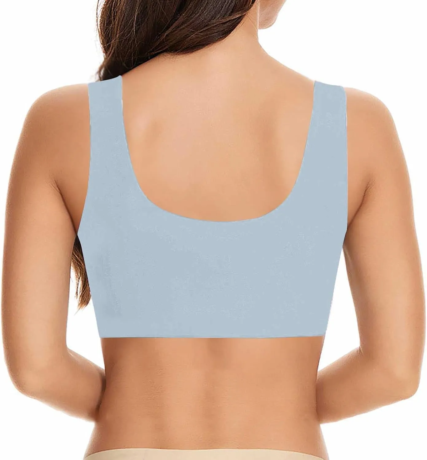 Zenchic Bra - Seamless Sexy Push Up Wireless Bras, Posture Correcting Bras for Senior, Ice Silk Gathering Bra