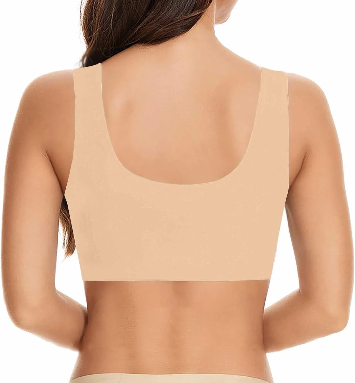 Zenchic Bra - Seamless Sexy Push Up Wireless Bras, Posture Correcting Bras for Senior, Ice Silk Gathering Bra