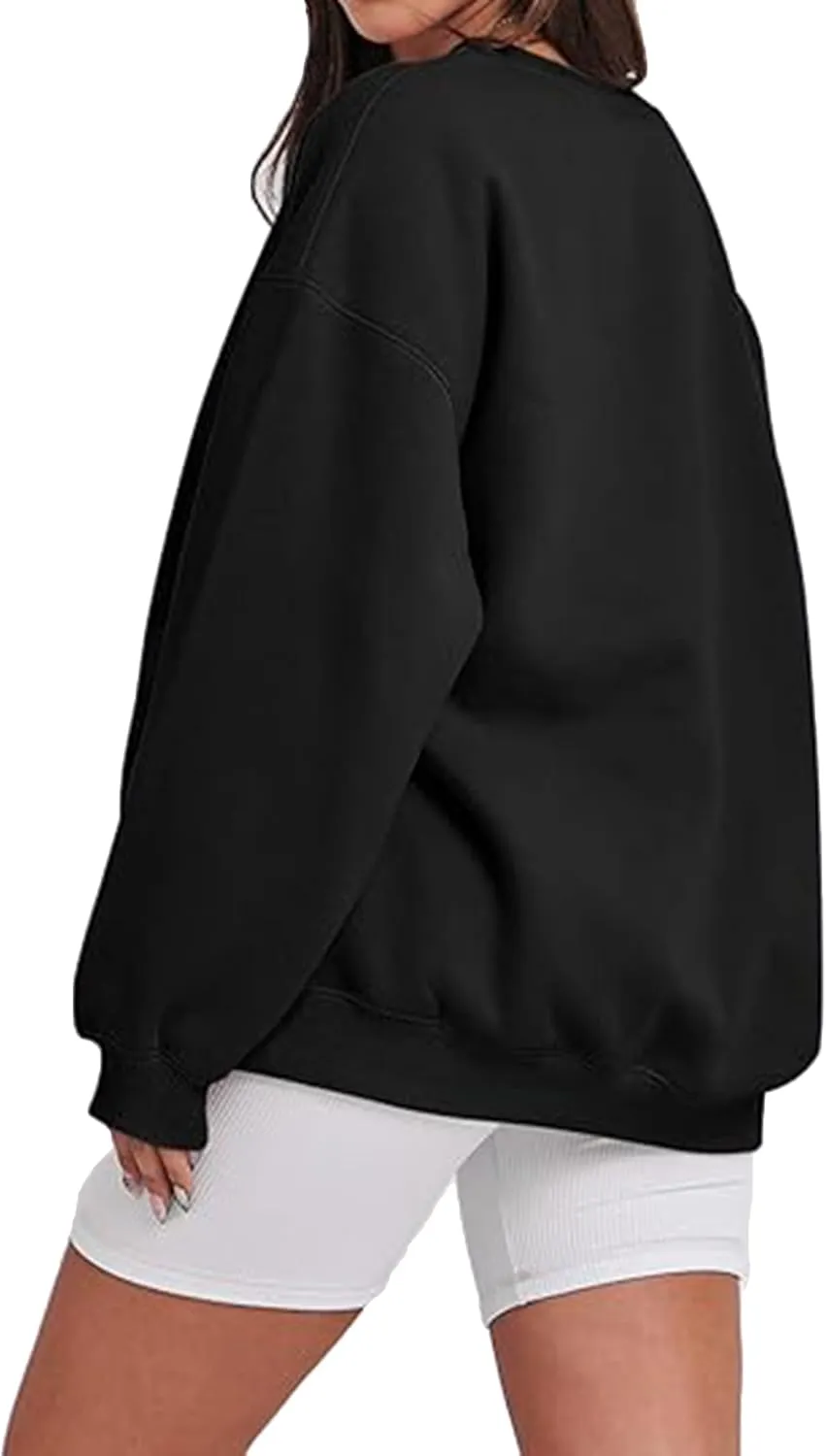 Zoyami Womens Crewneck Sweatshirt Graphic Long Sleeve Top Pullover Oversized Sweaters